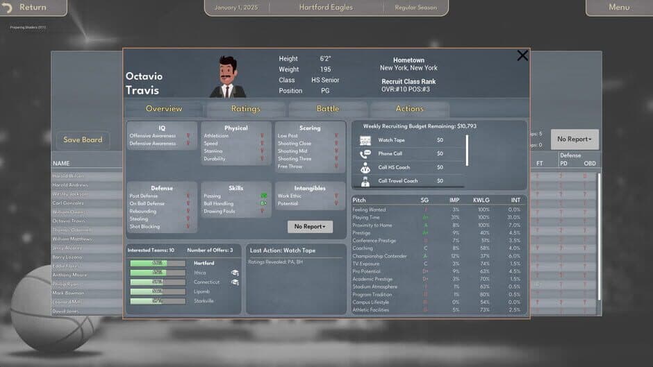 Скриншот 6 из College Basketball Manager