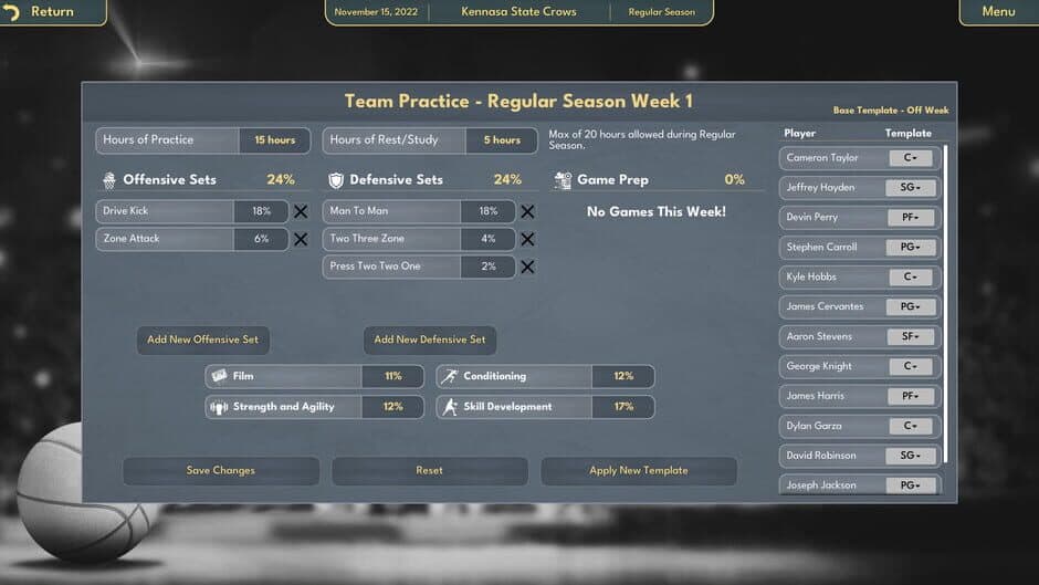 Скриншот 8 из College Basketball Manager