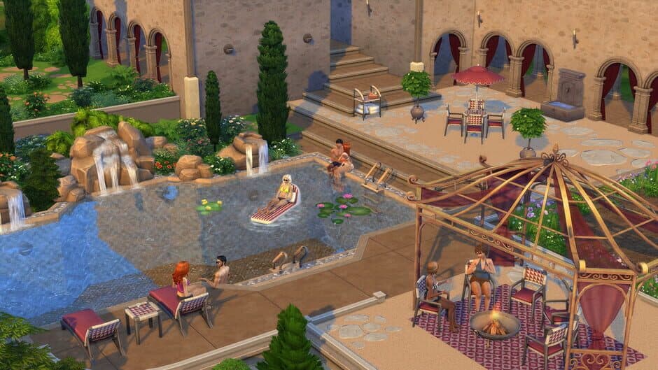 Скриншот 1 из The Sims 4: Riviera Retreat Kit