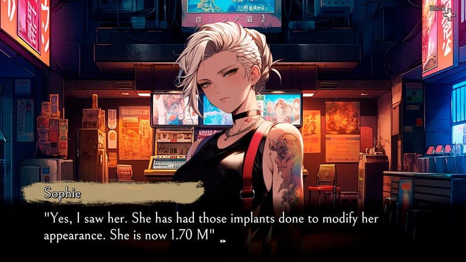 Скриншот 6 из Cyberpunk Paradise Elysium: The Visual Novel