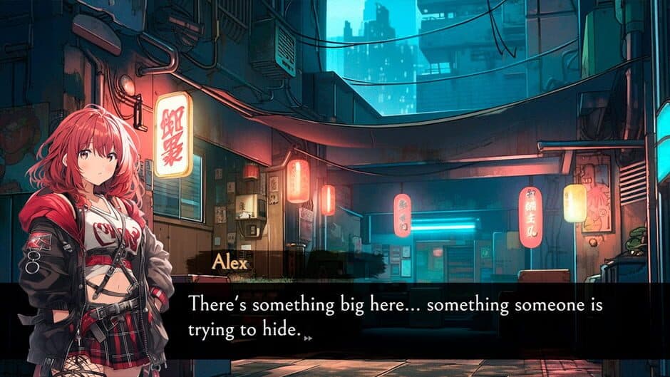 Скриншот 1 из Cyberpunk Paradise Elysium: The Visual Novel