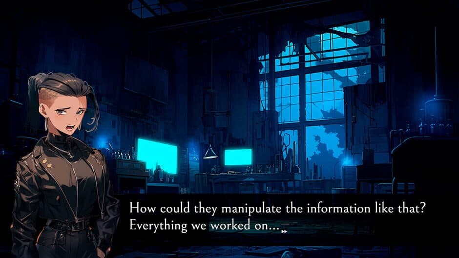Скриншот 5 из Cyberpunk Paradise Elysium: The Visual Novel