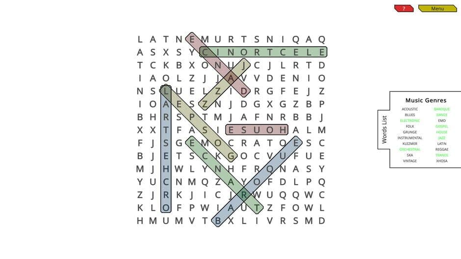 Скриншот 1 из Woohoo!: Game - WordSearch