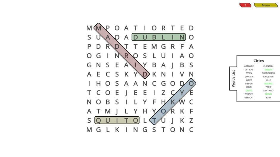 Скриншот 2 из Woohoo!: Game - WordSearch
