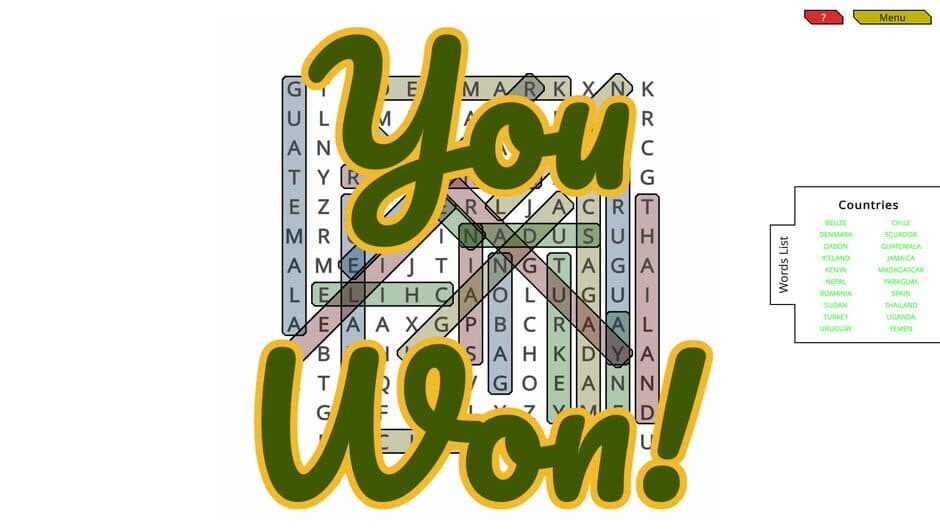 Скриншот 5 из Woohoo!: Game - WordSearch