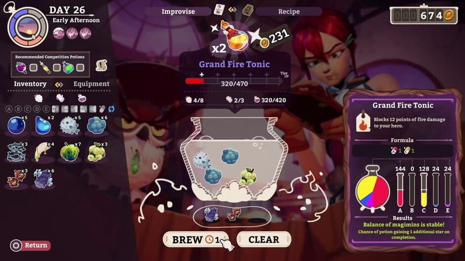 Скриншот 2 из Potionomics: Masterwork Edition