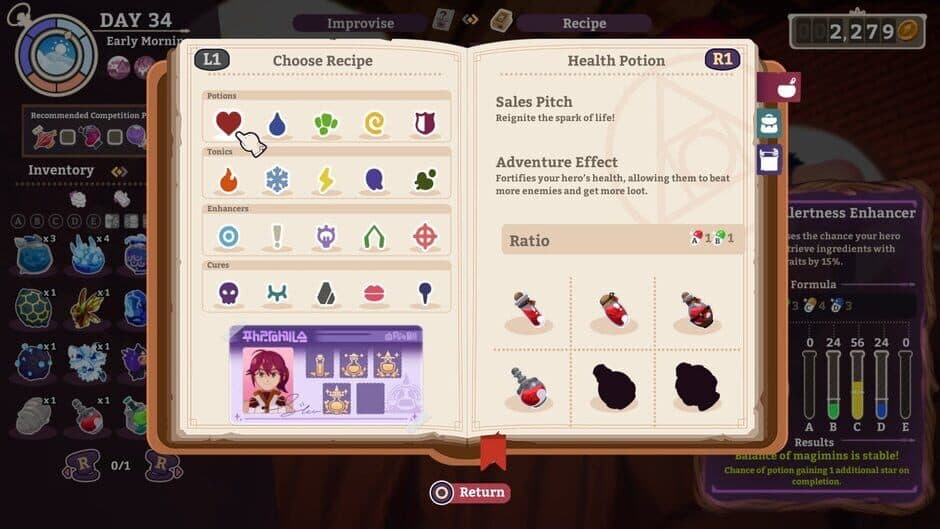 Скриншот 3 из Potionomics: Masterwork Edition