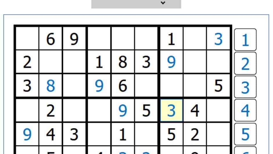 Скриншот 1 из Puzzle Sudoku