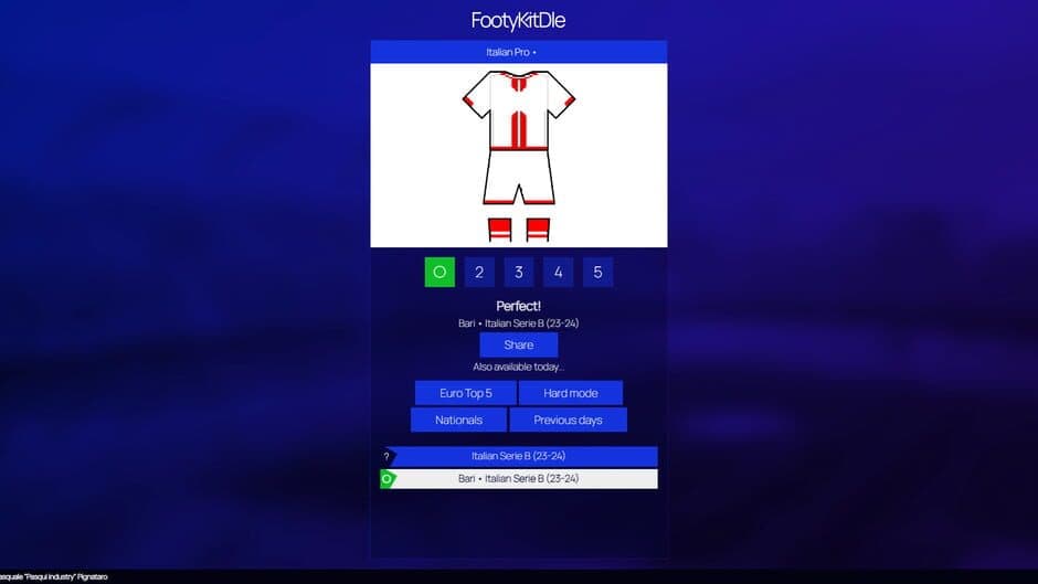 Скриншот 1 из FootyKitDle