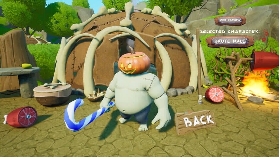 Скриншот 4 из Crackin' Smackin: Customization Set - Pumpkinhead