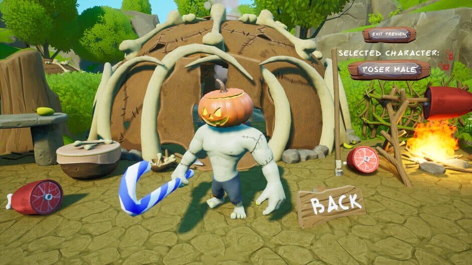 Скриншот 9 из Crackin' Smackin: Customization Set - Pumpkinhead