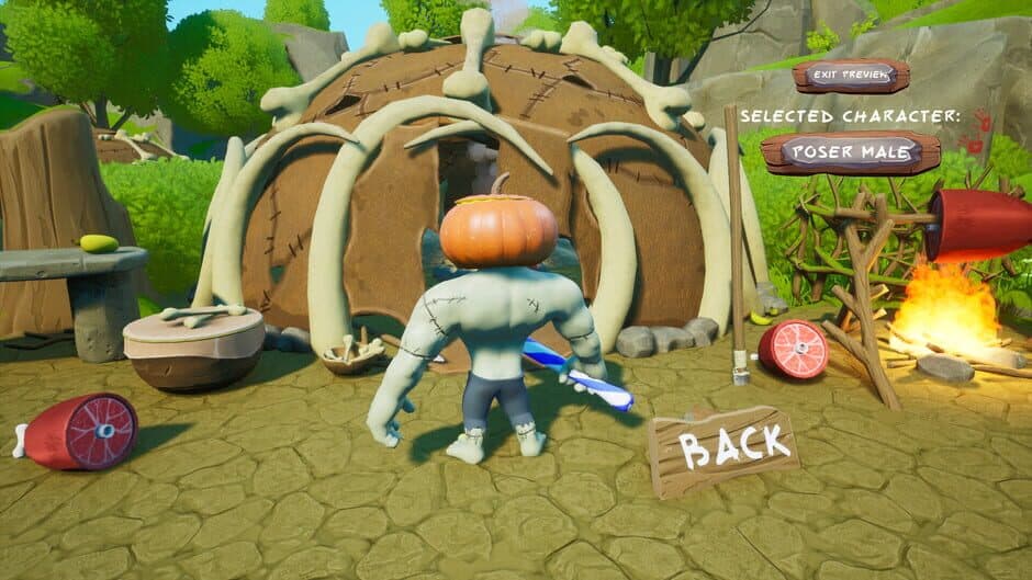 Скриншот 1 из Crackin' Smackin: Customization Set - Pumpkinhead