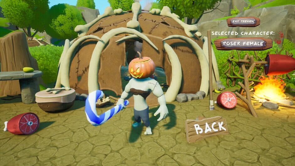 Скриншот 10 из Crackin' Smackin: Customization Set - Pumpkinhead