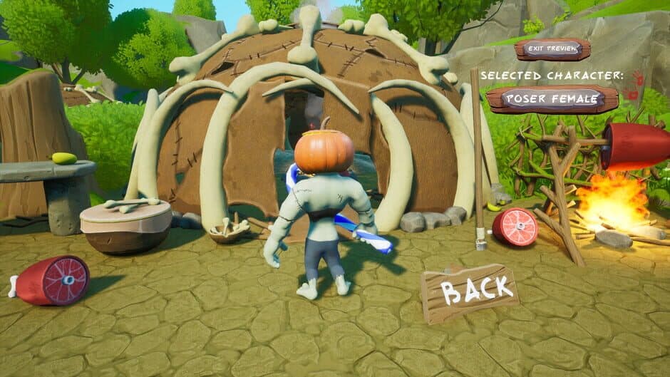 Скриншот 11 из Crackin' Smackin: Customization Set - Pumpkinhead