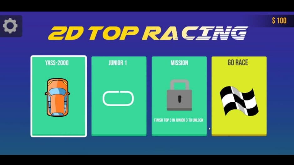 Скриншот 1 из 2D Top Racing