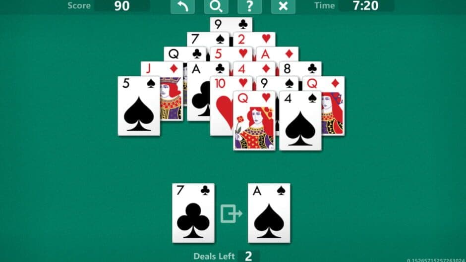Скриншот 1 из Pyramid Solitaire