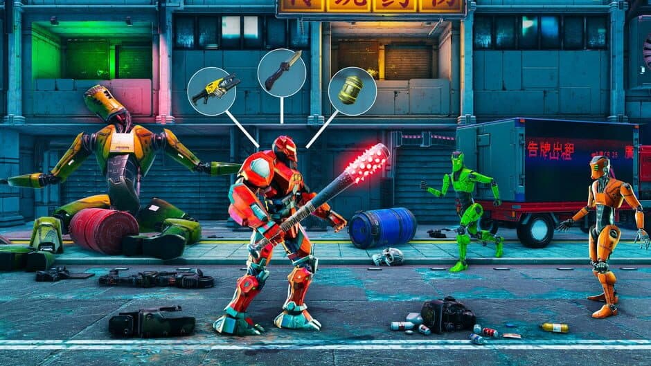 Скриншот 1 из Robot Street Fighting Games
