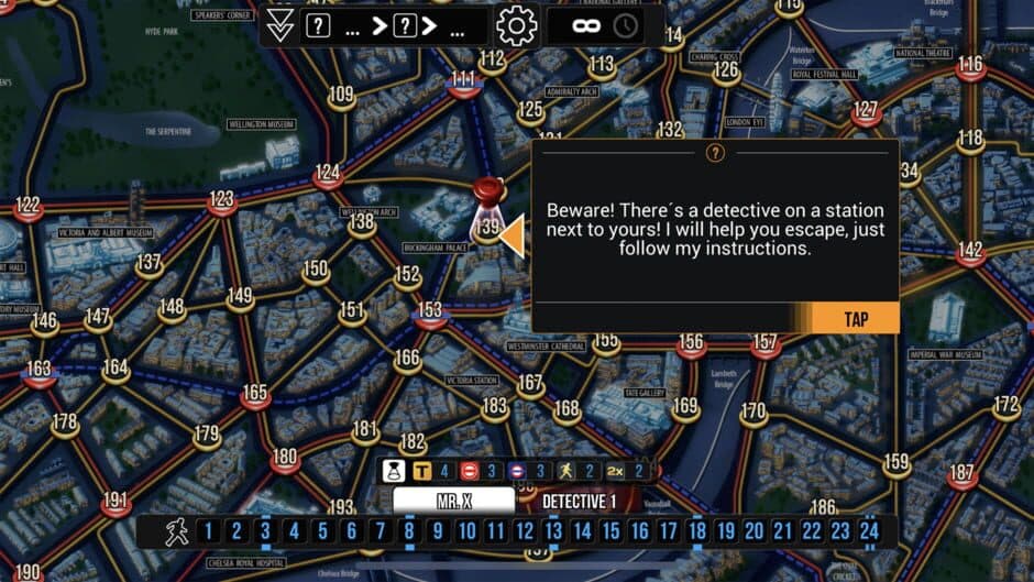 Скриншот 1 из Scotland Yard