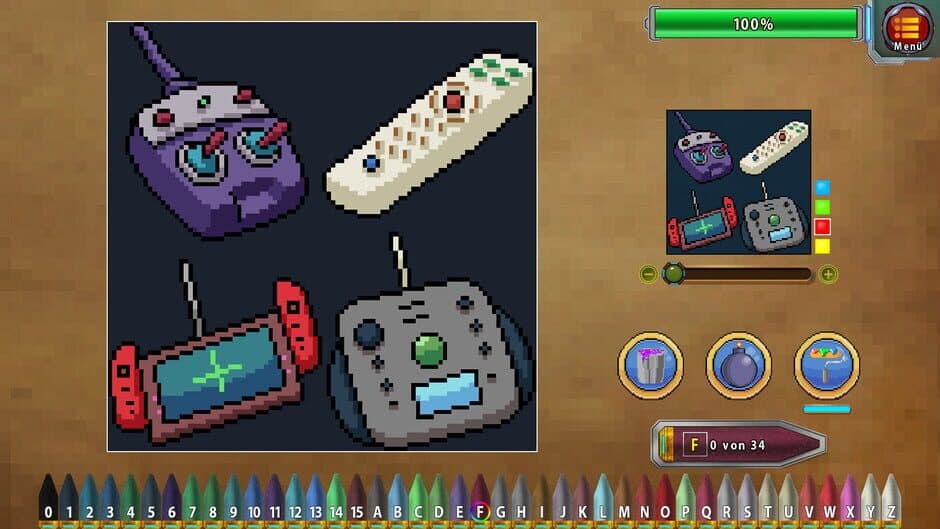 Скриншот 1 из Paint By Numbers: 8-Bit World Ep. 14