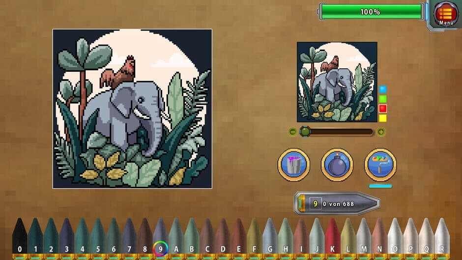 Скриншот 3 из Paint By Numbers: 8-Bit World Ep. 16