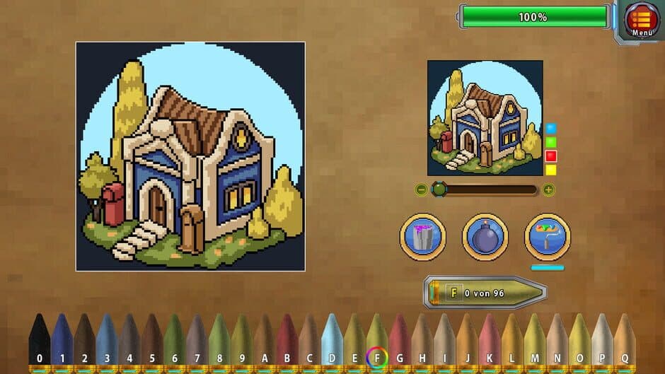Скриншот 1 из Paint By Numbers: 8-Bit World Ep. 16