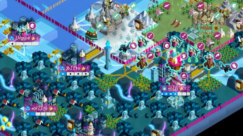 Скриншот 2 из The Battle of Polytopia: Midŋighţ Skin - Elyrioŋ Tribe