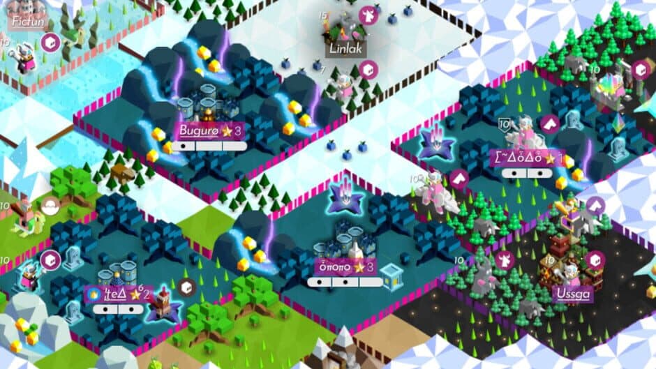 Скриншот 3 из The Battle of Polytopia: Midŋighţ Skin - Elyrioŋ Tribe