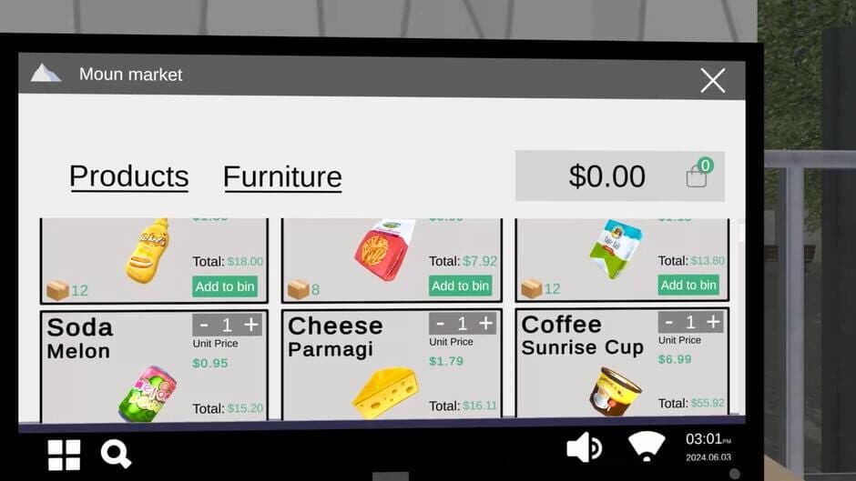 Скриншот 4 из Supermarket Simulation Grocery Empire 3D