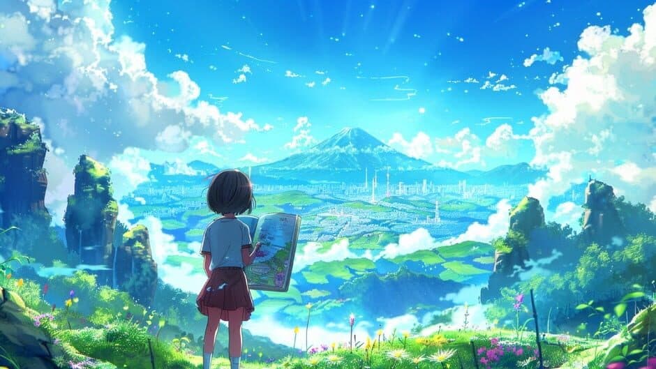 Скриншот 2 из Rainbow Ascend: Anime Girls Go Up