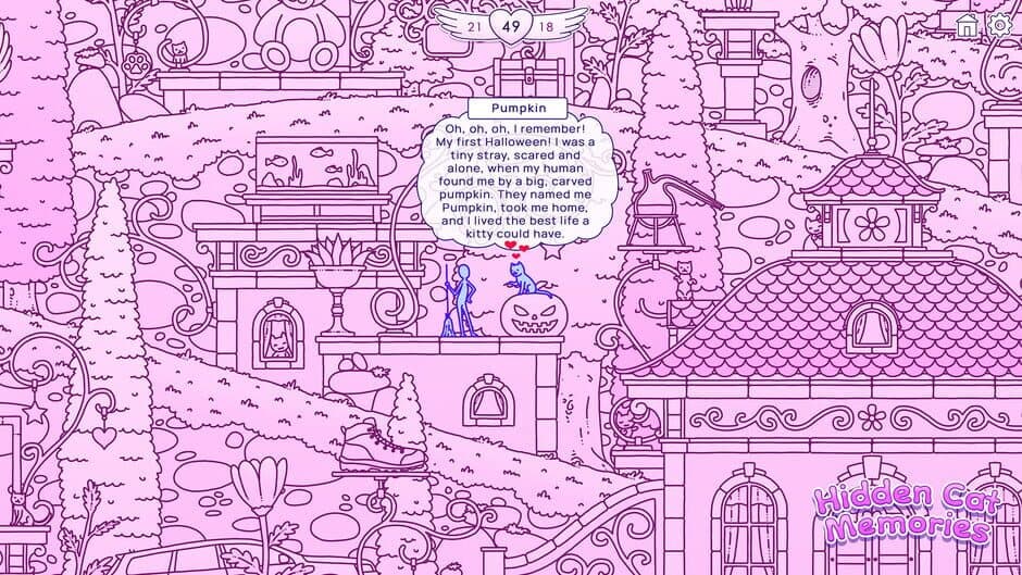 Скриншот 1 из Cat Memories - Find the Hidden Stories