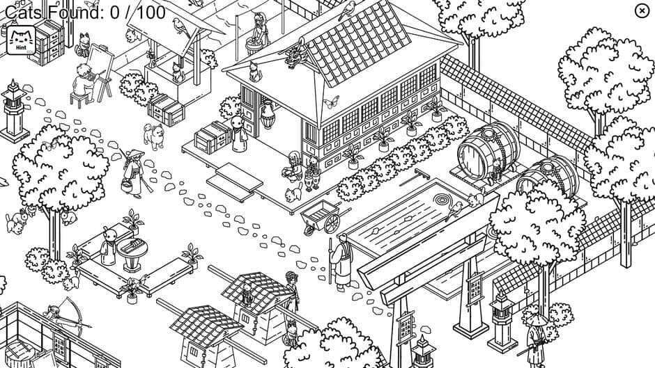 Скриншот 3 из Hidden Cats In Japanese Village