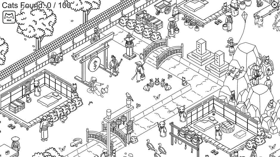 Скриншот 5 из Hidden Cats In Japanese Village