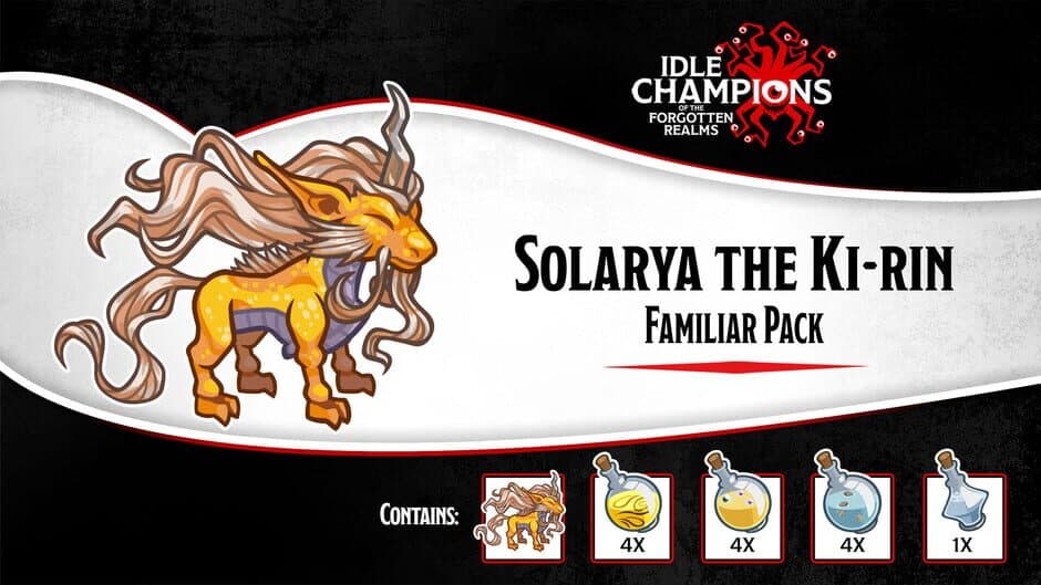 Скриншот 1 из Idle Champions: Solarya the Ki-rin Familiar Pack