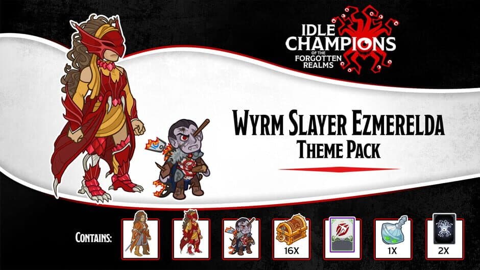 Скриншот 1 из Idle Champions: Wyrm Slayer Ezmerelda Theme Pack
