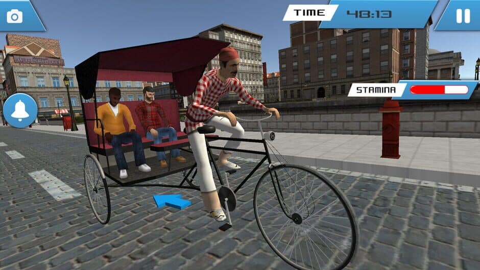 Скриншот 8 из City Rickshaw Transporter