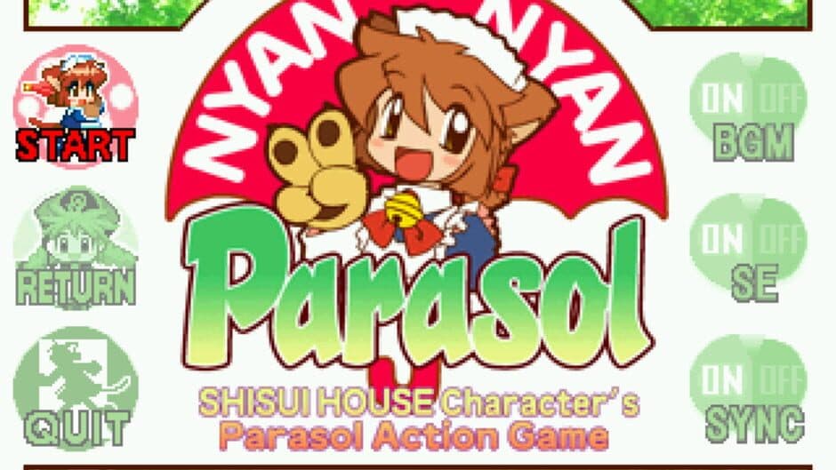 Скриншот 1 из Nyan Nyan Parasol