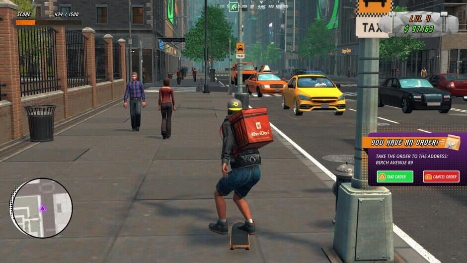 Скриншот 1 из Urban Skater: Skateboard Delivery City Challenge