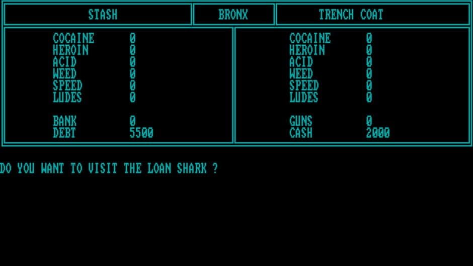Скриншот 3 из Drug Wars: A Game Based on the New York Drug Market