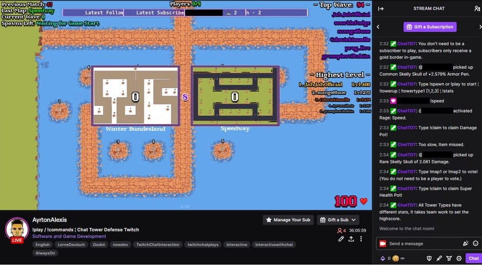 Скриншот 4 из ChatTDT: Tower Defense Twitch