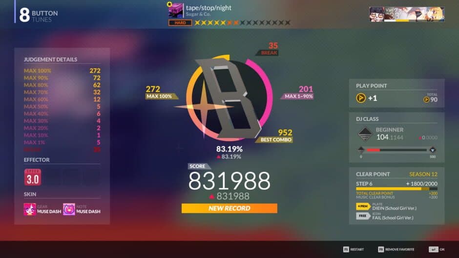 Скриншот 11 из DJMax Respect V: Muse Dash Pack