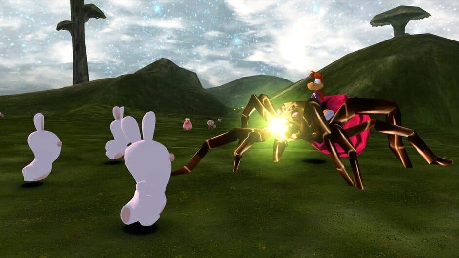 Скриншот 6 из Rayman Raving Rabbids: Reburrowed