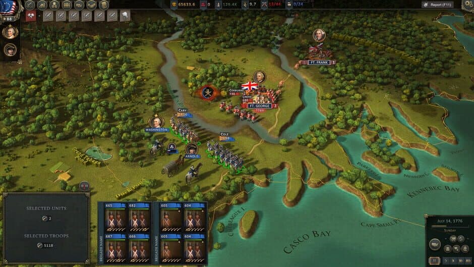 Скриншот 8 из Ultimate General: American Revolution - Premium Edition
