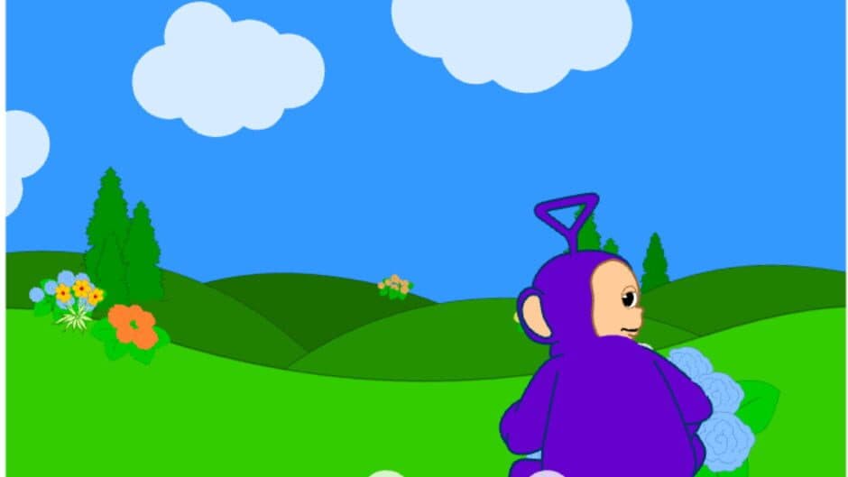 Скриншот 4 из Teletubbies: Sliding Down the Hill