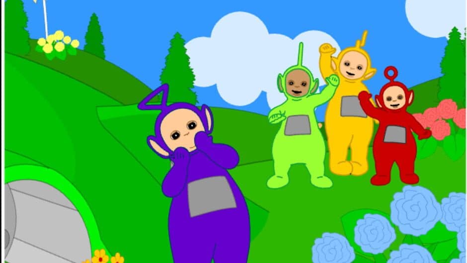 Скриншот 5 из Teletubbies: Sliding Down the Hill