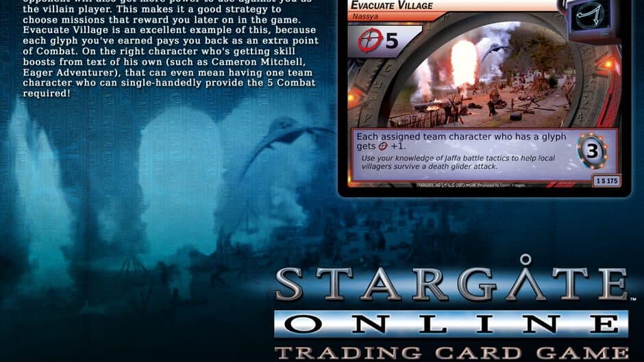 Скриншот 1 из Stargate Online Trading Card Game