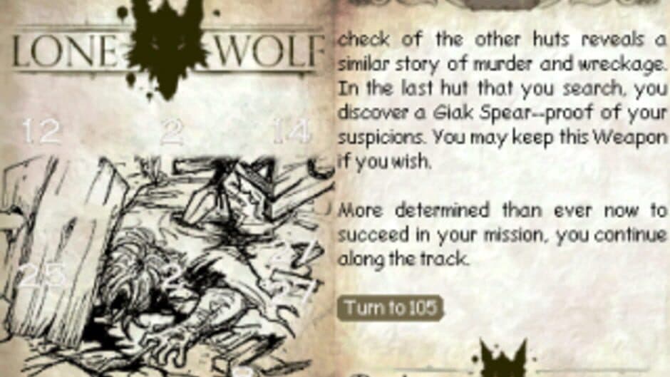 Скриншот 1 из Lone Wolf DS I: Flight From The Dark