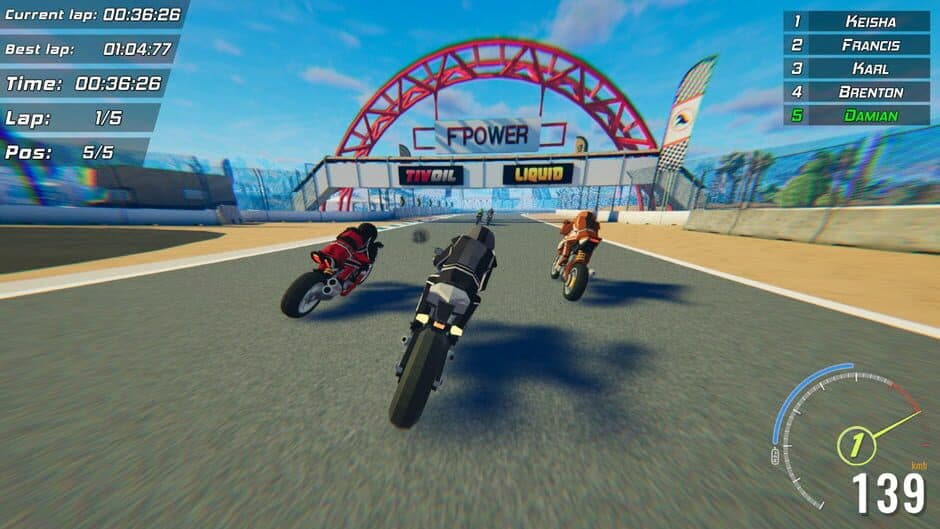 Скриншот 3 из Toon Roads: Superbike