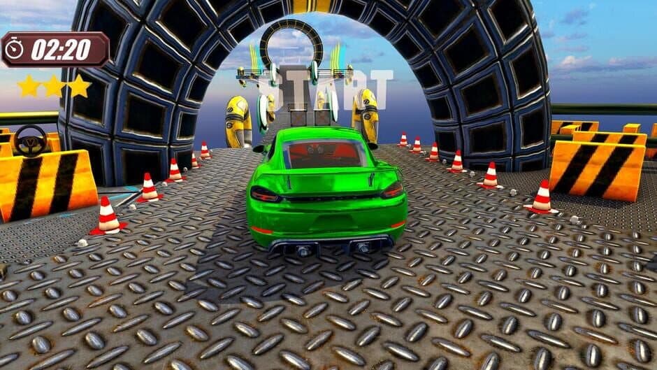 Скриншот 1 из Racing Car Chaos: Extreme Stunt Showdown