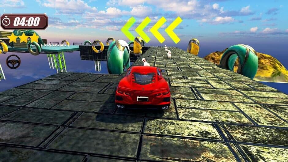 Скриншот 2 из Racing Car Chaos: Extreme Stunt Showdown