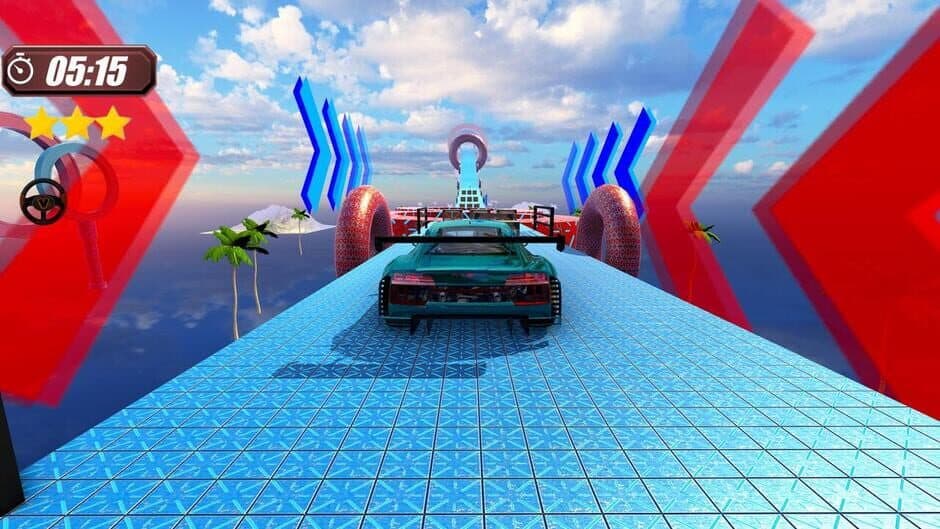 Скриншот 3 из Racing Car Chaos: Extreme Stunt Showdown